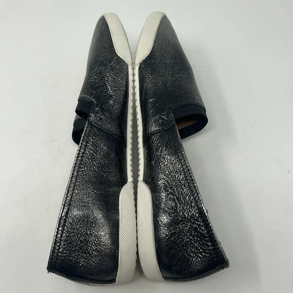 Frye Melanie Metallic Slip-On Sneakers Size 10 Excellent Condition